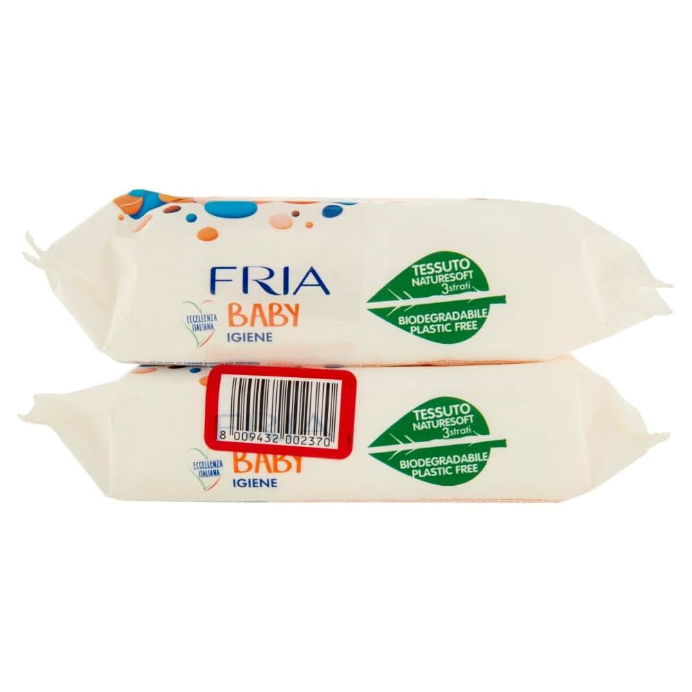 Lingettes humides, lot de 2 (2 x 72 lingettes) Lingettes humides bébé Naty Shop