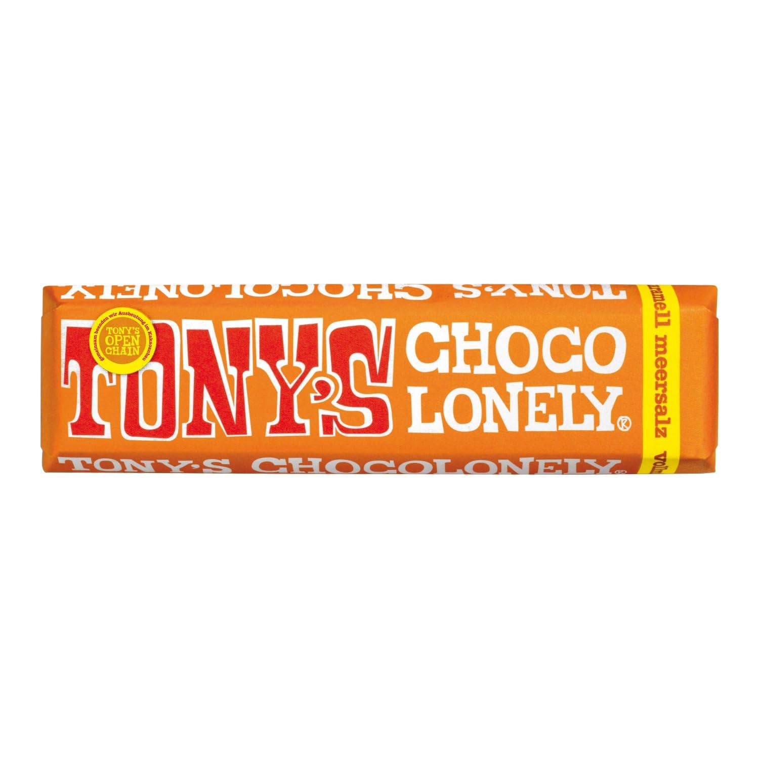 Tony's Chocolonely, chocolat au lait au caramel et sel marin 47g