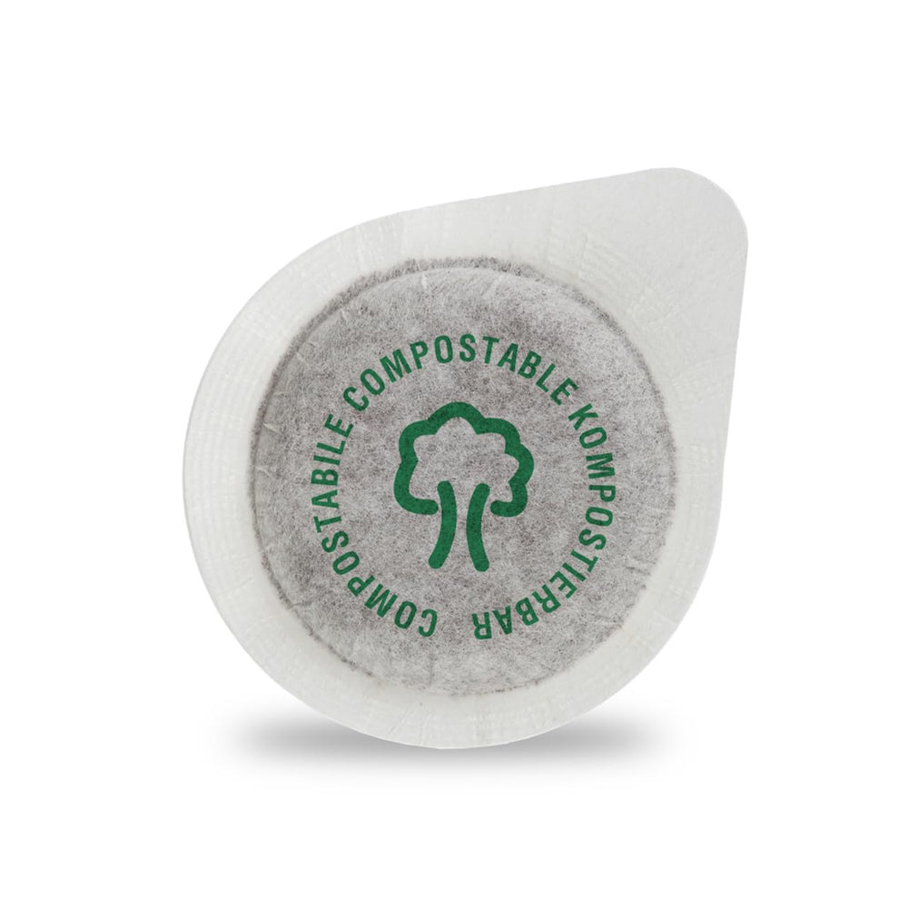 Caffè Borbone Kaffeepads compostables, bleu Kaffeemischung - 50 tampons - compatibles avec les tampons en papier du système ESE 44 mm