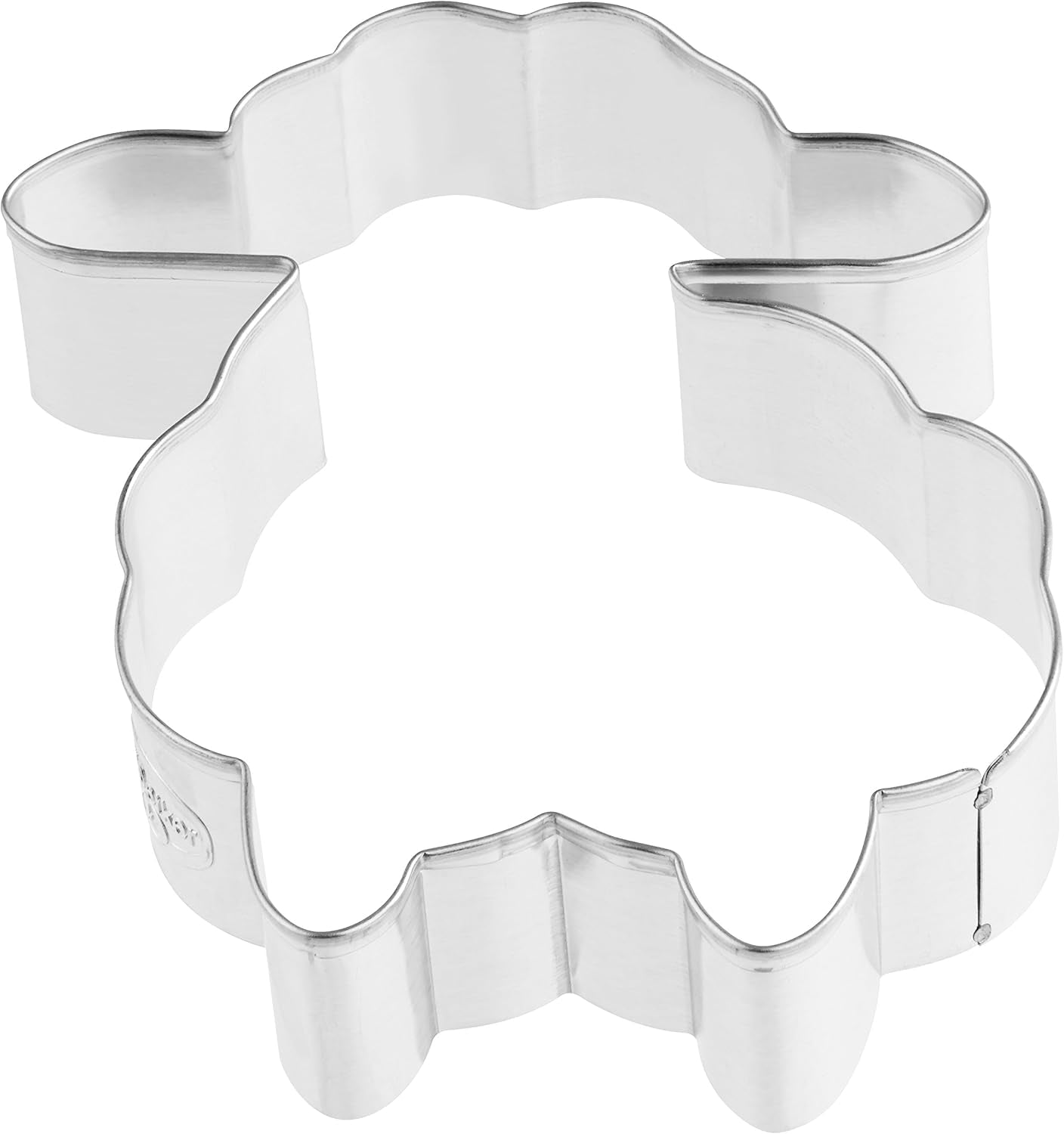 Dr. Oetker Moule à biscuits Big Sheep, série Golden Easter, moule à biscuits et à biscuits (couleur : argent), quantité : 1 pièce