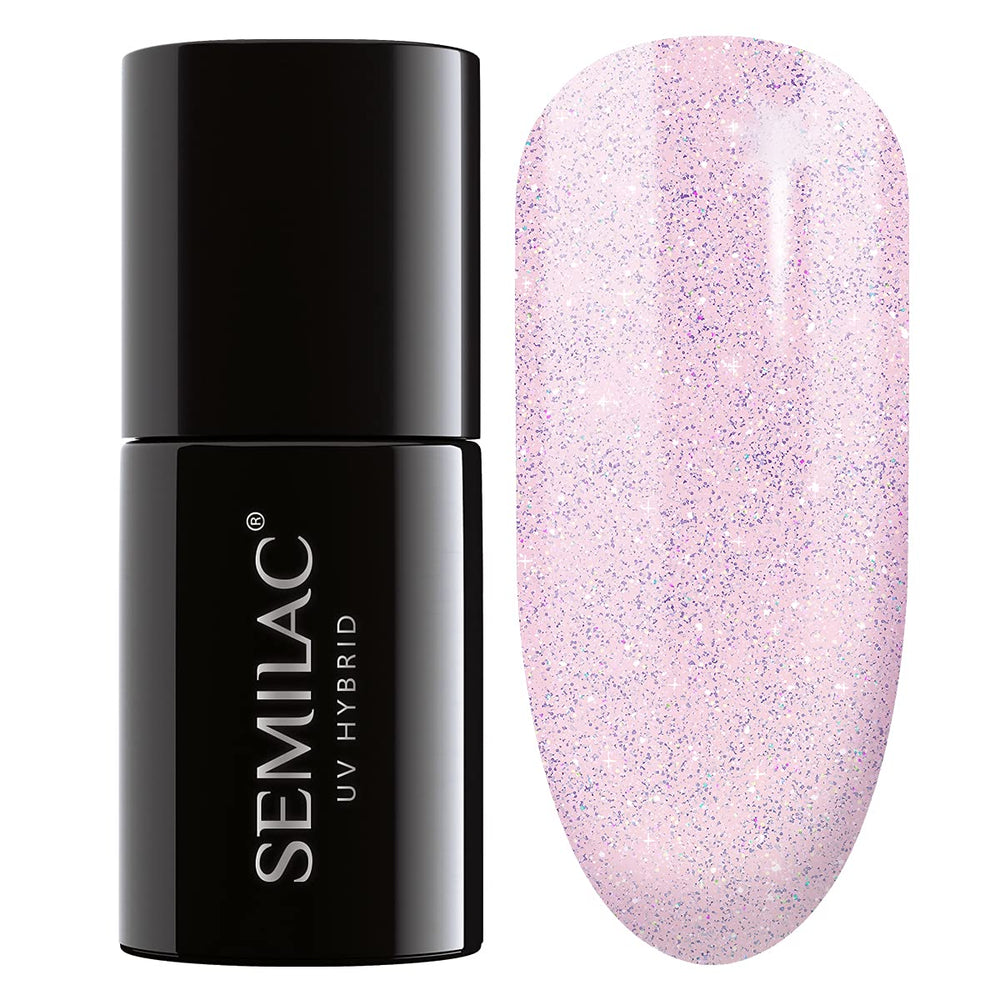 Semilac UV Nagellack Hybrid 404 Muffin aux haricots noirs 7 ml Kollektion Tastes of Fall