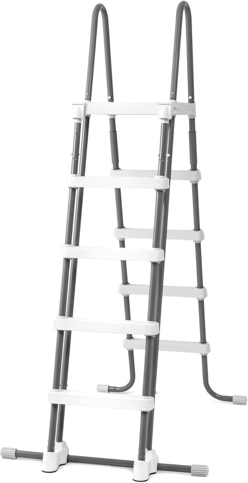 Scară de siguranță Intex 28076, pentru piscine, gri, 122 cm