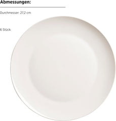 MÄSER 934106 Série Belmira, Service de table classique pour 6 personnes, Service de table 12 pièces Services de table Naty Shop