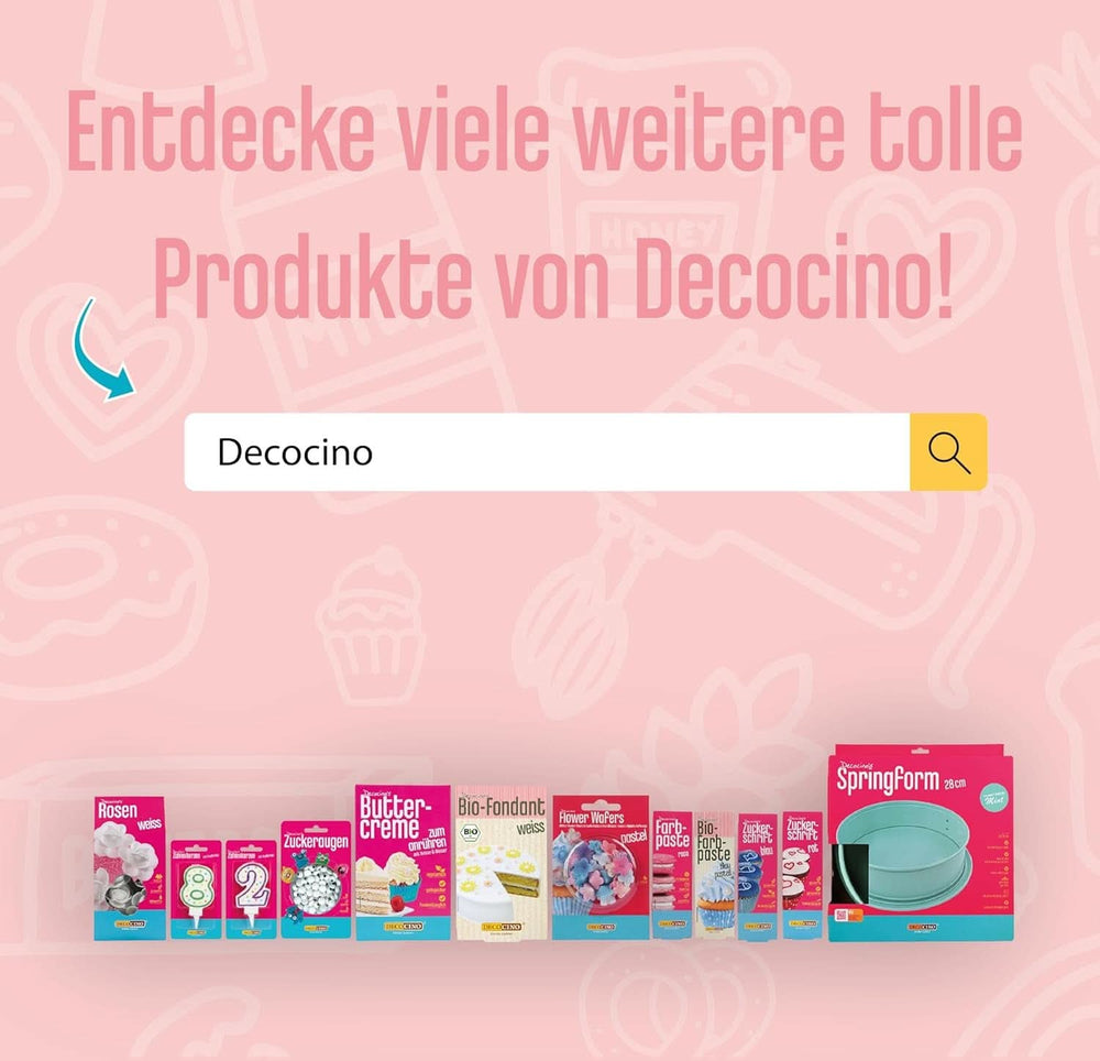 DECOCINO Perles Sprinkle Bio - 60 grammes - Sprinkles de dextrose Bio Sprinkles Naty Shop