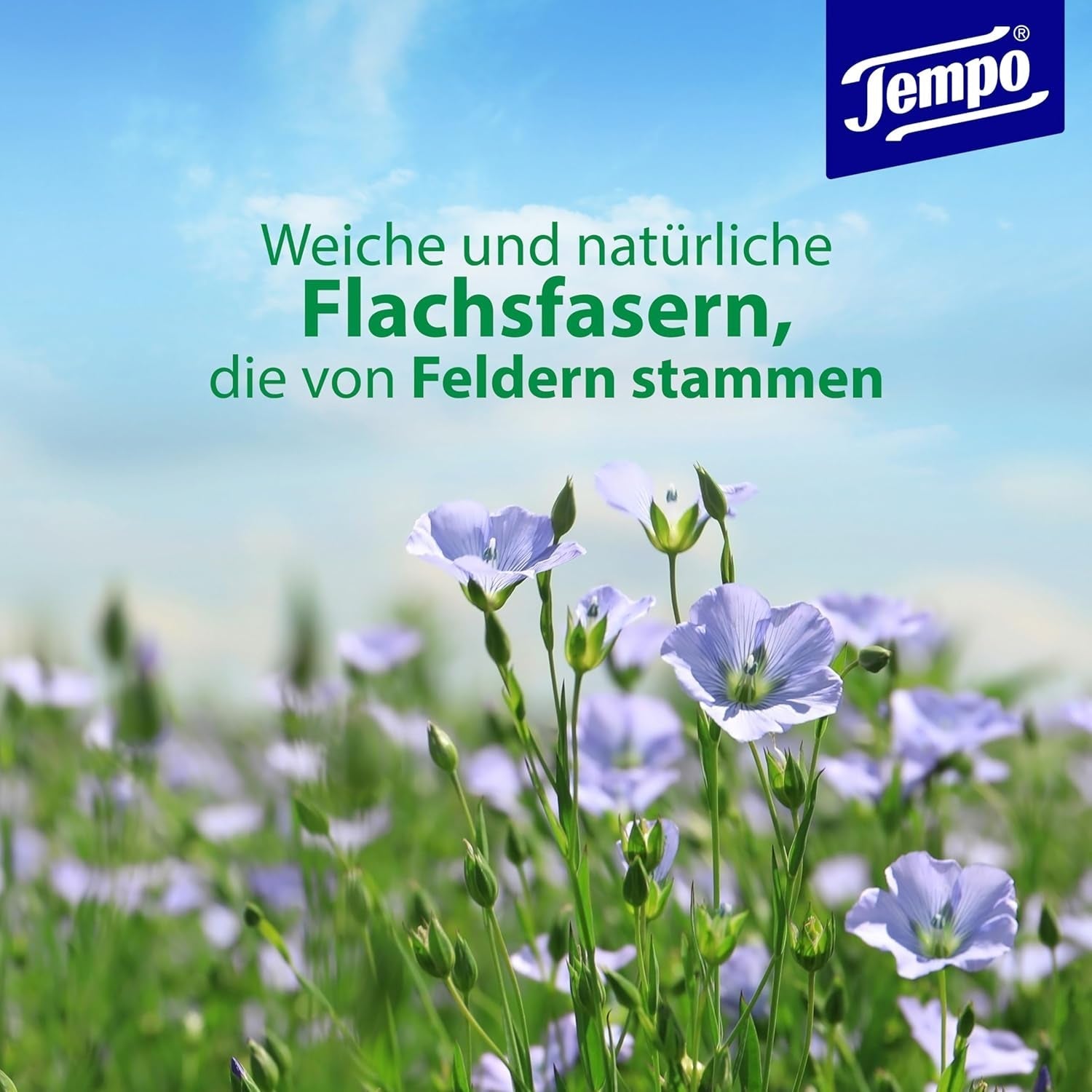 Lingettes de toilette Tempo "Doux & Soin" - Megapack - 16 paquets de 42 lingettes - Duo Packs - à la camomille naturelle - papier toilette, testé dermatologiquement et neutre au Ph de la peau