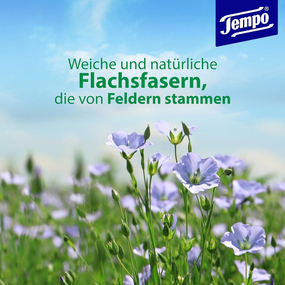 Lingettes humides Tempo ''Doux & Sensibles'' - Megapack - 16 paquets de 42 lingettes chacun - Duo Packs - Aloe Vera Naturel - Papier hygiénique, testé dermatologiquement, neutre pour la peau