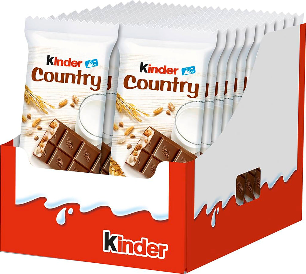 Barres Kinder Country, 9 barres, 212 g