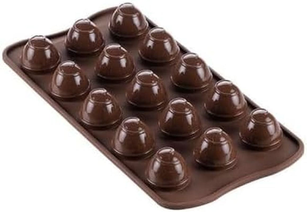 Silikomart 22.152.77.0165, Spirale 3D Ø 2,4 x H 3 cm, 9 ml, 15 empreintes (SCG52) Cuisine Naty Shop