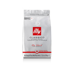 illy Vollbohnenkaffee – perfekt geröstete Bohnen – Classico Medium Roast – avec notes de caramel, orangenblüte et jasmin – 100% Arabica – sans conservateur – 500 ml
