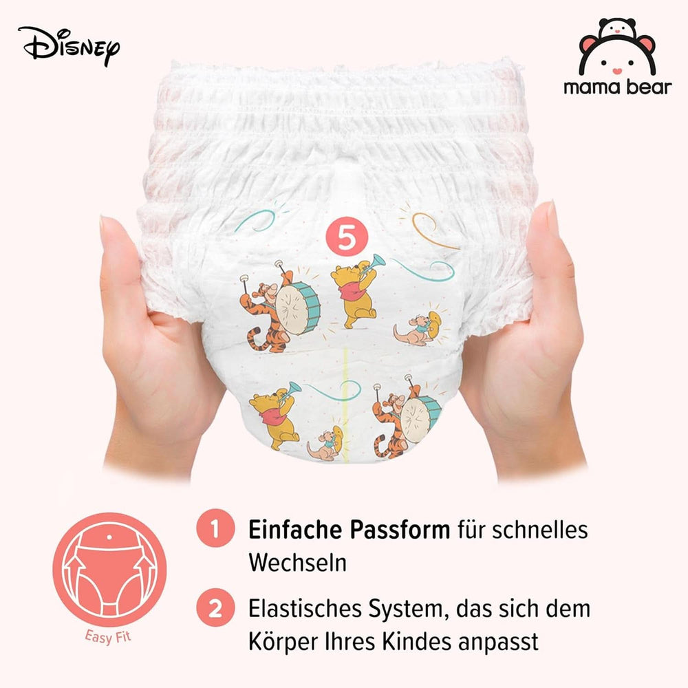 Scutece Mama Bear Disney, mărimea 5 (12-17 kg), alb, 70 bucăți Mama si Copilul Naty Shop
