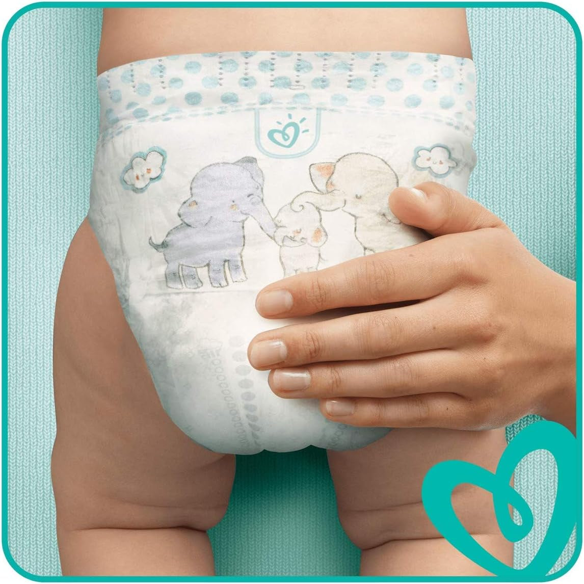 Couches Pampers 81657566 Pantalon Baby-Dry, blanc
