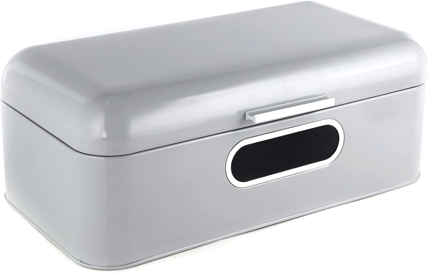 ECHTWERK Boîte à Pain Rétro en Métal avec Fenêtre de Visualisation et Couvercle Lot de 3 Boîtes de Rangement Élégantes Capacité 1,4 L Rouge Boîtes de Conservation des Aliments Naty Shop Gris Simple Grande Fenêtre Simple