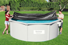 Prelată Bestway din PVC Ø 401 cm, neagră, rotundă