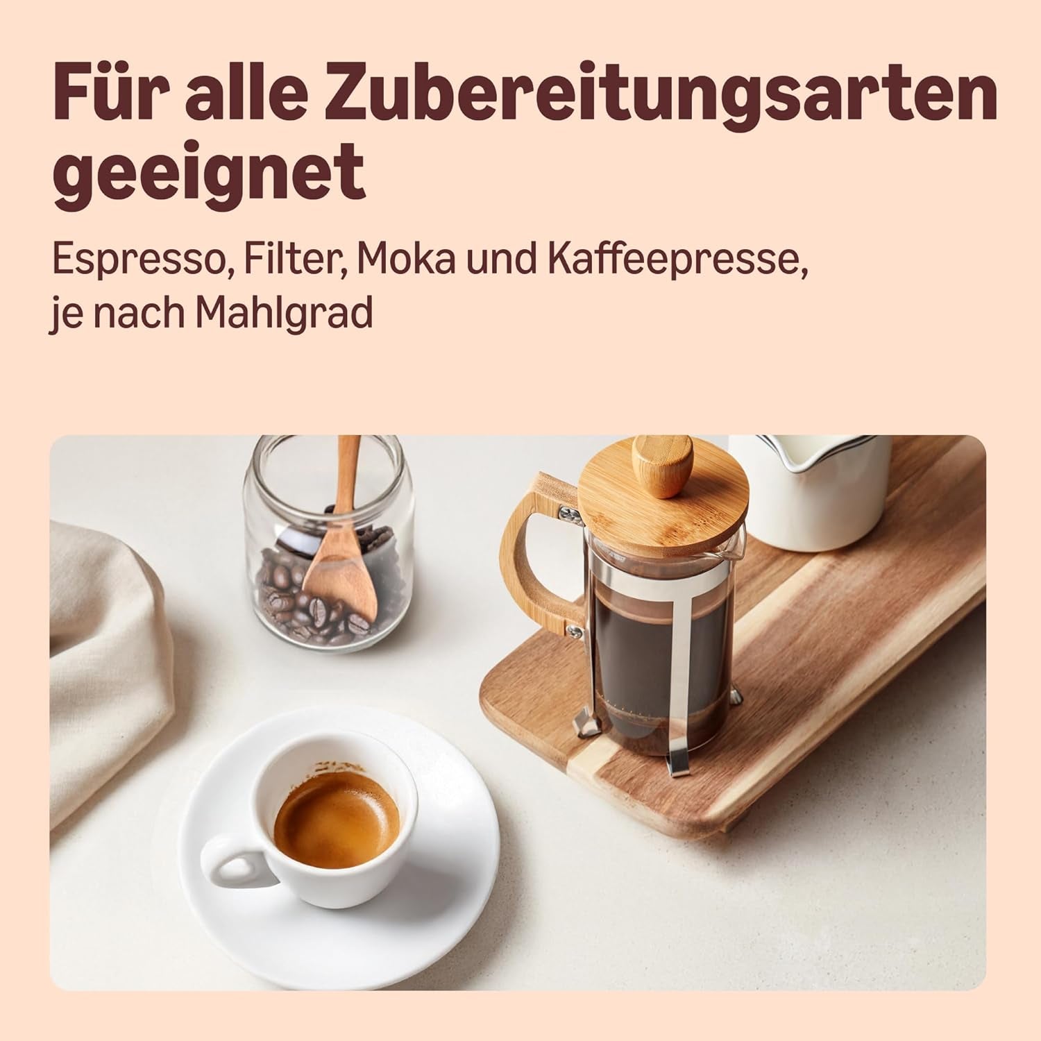 par Amazon Espresso Crema Röstkaffee Ganze Bohnen, 1 kg (2 paquets de 500 g), Rainforest Alliance-Zertifizierung