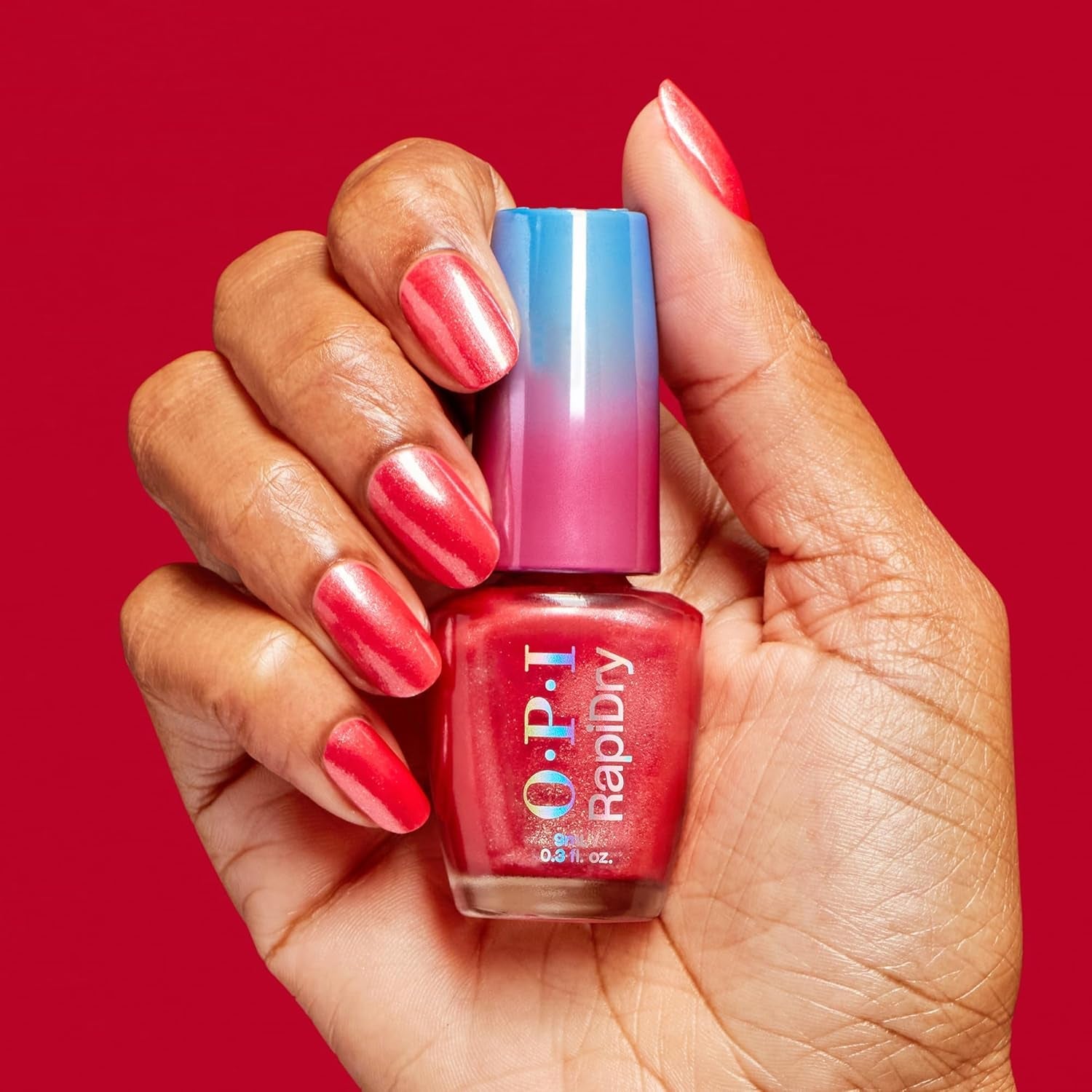 Oja cu uscare rapidă OPI RapiDry™ – Oja vegană, rezistentă la pete și cu uscare rapidă, în diverse culori – 9 ml