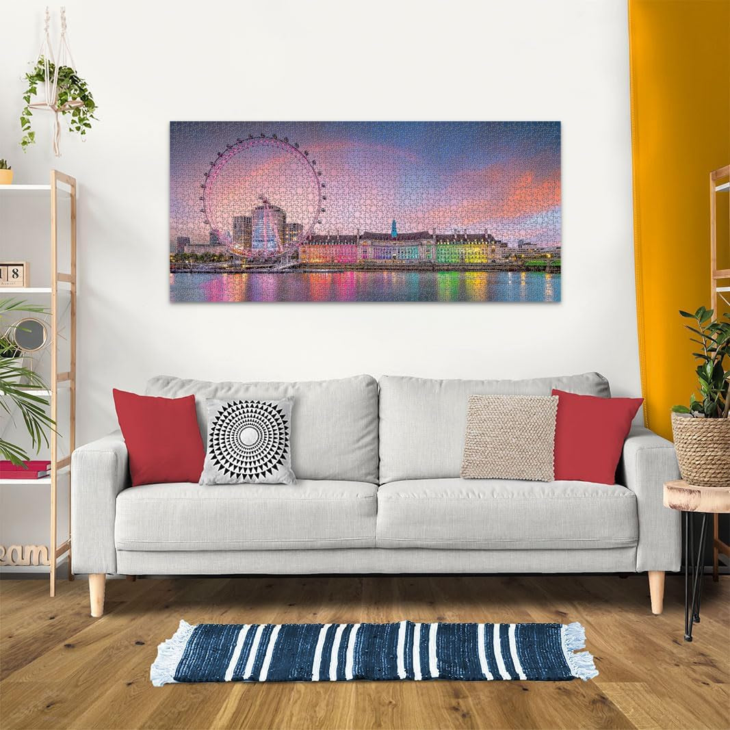 Ravensburger Puzzle 12000805 - Londres colorée - Puzzle de 2000 pièces pour adultes à partir de 14 ans Puzzle Naty Shop