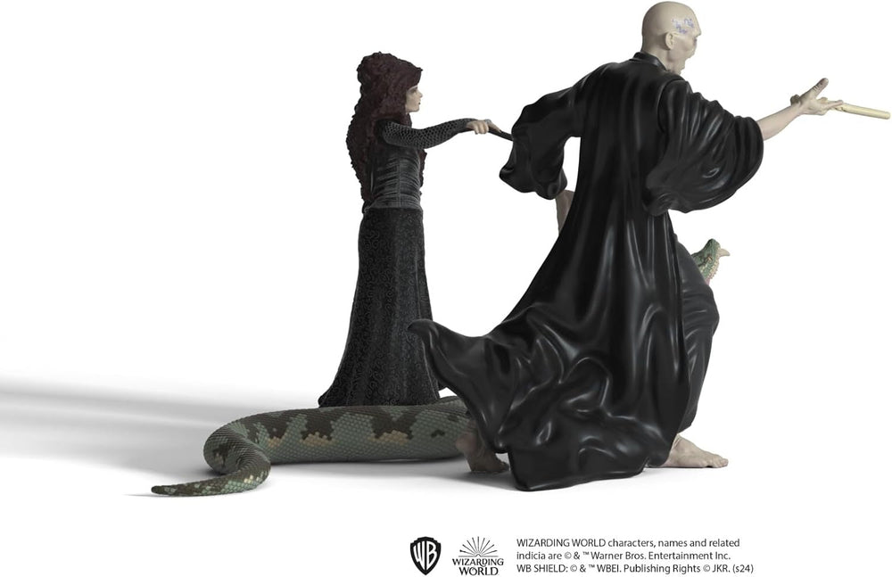 Schleich 42684 Lord Voldemort, Nagini & Bellatrix Lestrange, Dès 6 ans, HARRY POTTER - figurine de jeu, 21 X 16 X 18 cm Figurines Naty Shop