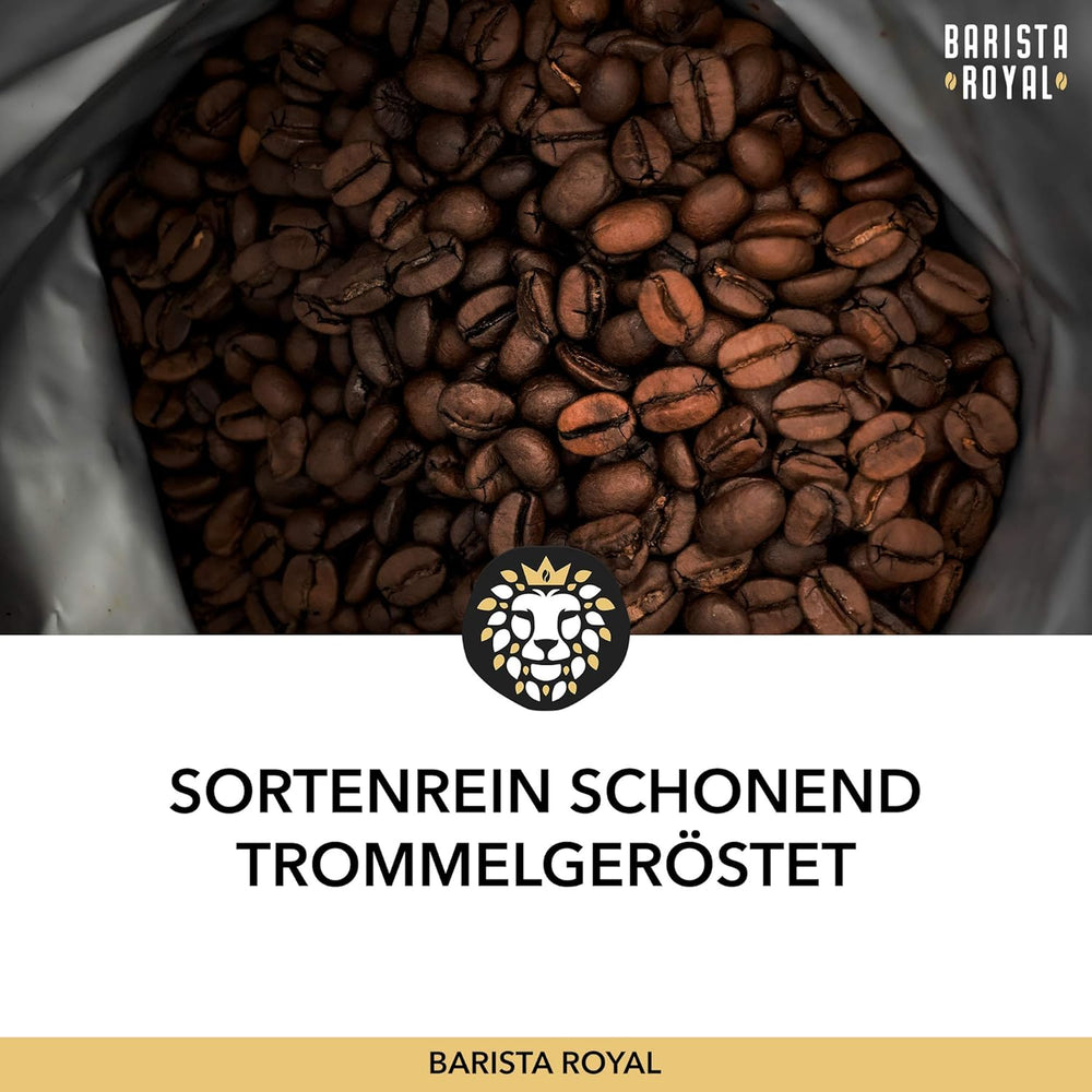 BARISTA ROYAL Bio Espressobohnen 1kg "Gran Señor" | Kaffeebohnen frais directement du Honduras | 100% Arabica Espresso Ganze Bohnen | Idéal pour les machines entièrement automatiques et Siebträger
