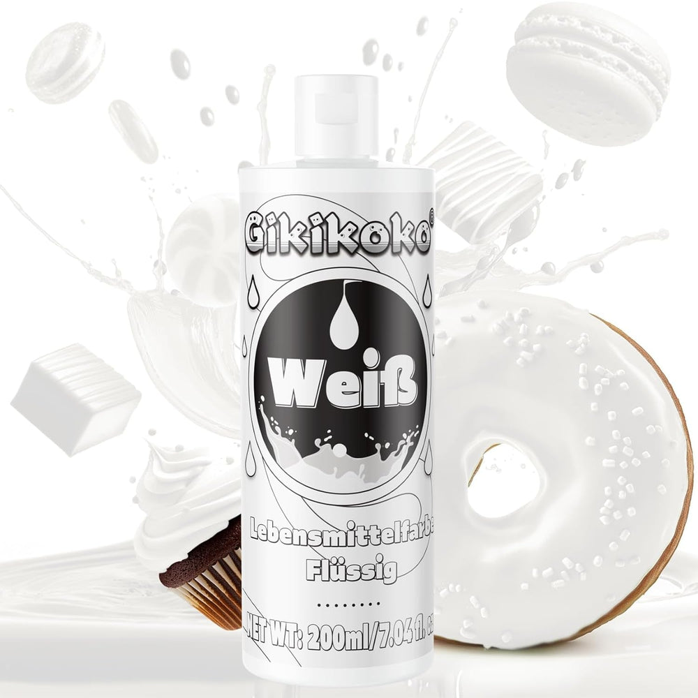 Colorant alimentaire - Gikikoko 200 ml colorant alimentaire liquide, très concentré, colorant alimentaire pour pâtisserie, macarons, gâteaux, gelée, fondant, biscuits, slime DIY (violet)
