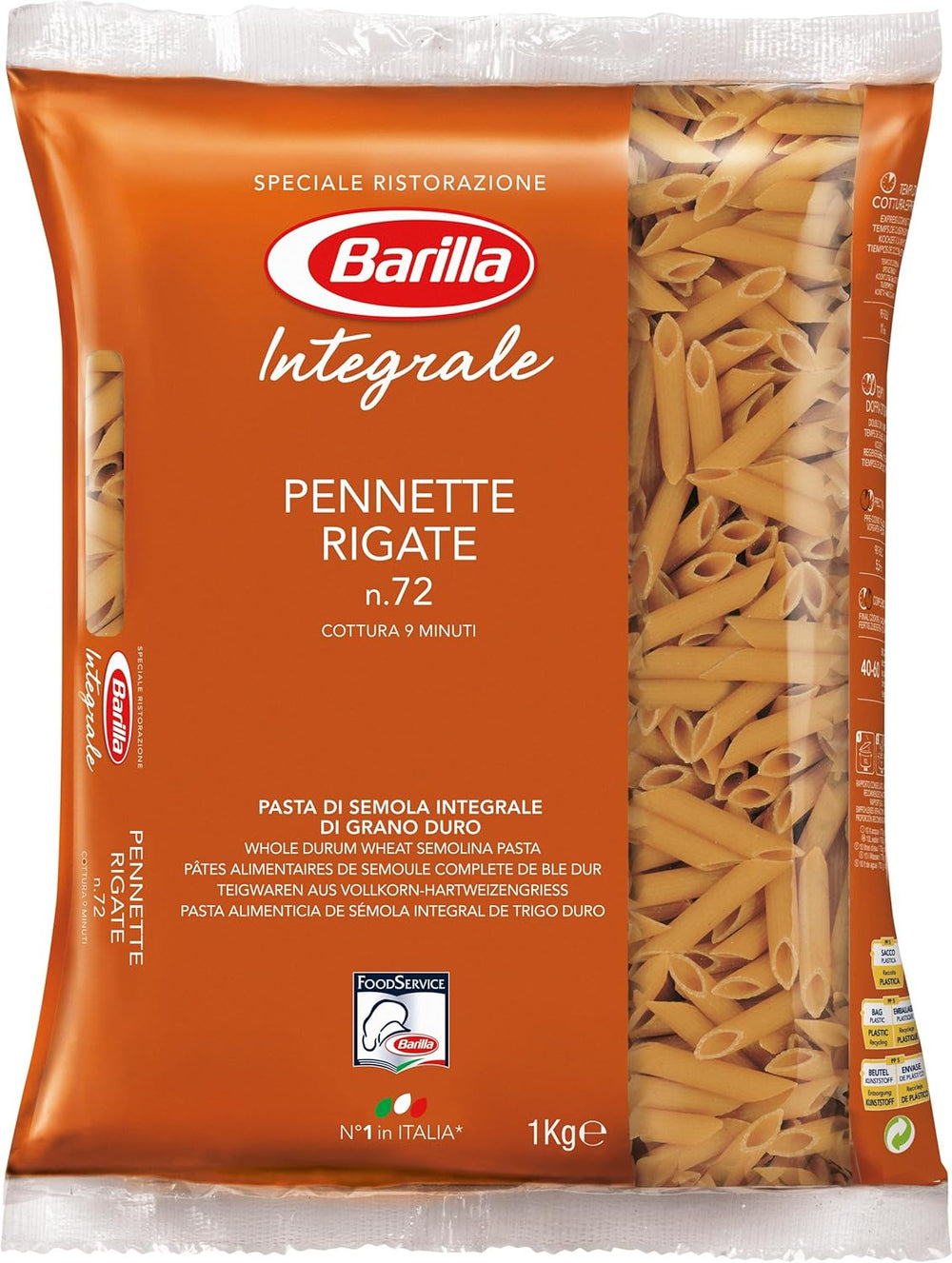 Fusilli Barilla complet Pâtes complètes – 1 kg