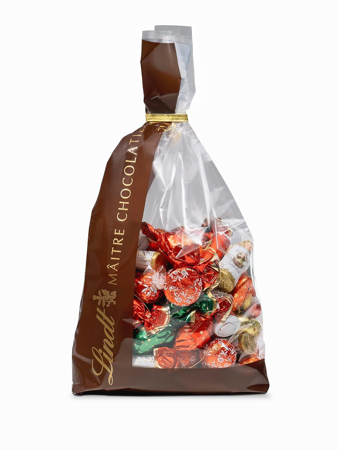 Lindt Chocolate LINDOR Mixture, 1371 grame Bomboane de Ciocolata Naty Shop Pungă mix de Crăciun