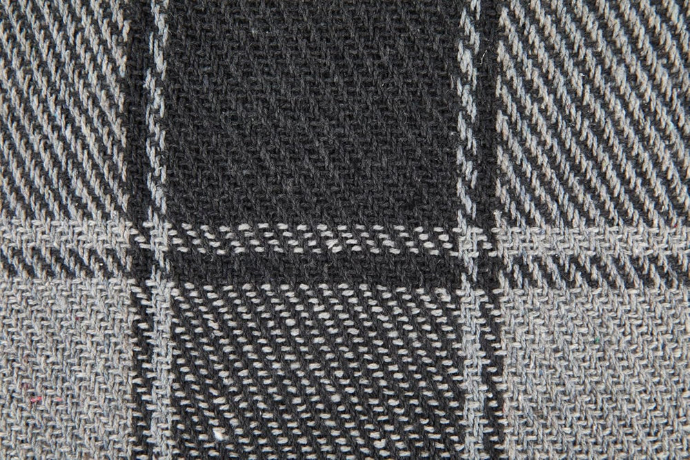 Jeté Frisco, Coton recyclé, Traditionnel, Plaid, Pour chaise, canapé, canapé, jeté, couverture, Anthracite, 127 X 152 Cm Lits et couvertures Emma Barclay