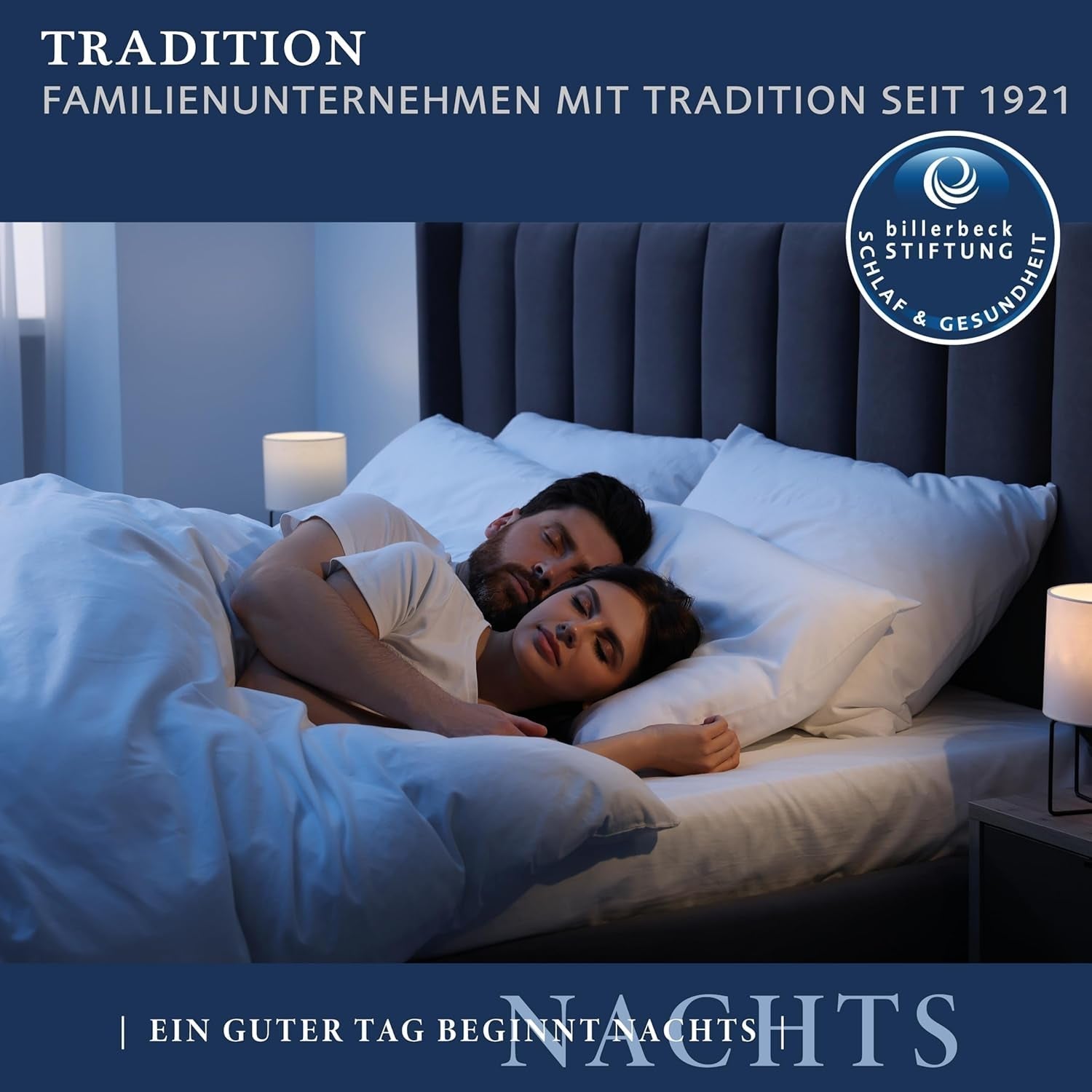 Couette Billerbeck E22 Wash-Star UNO - couette toutes saisons - 135 X 200 cm - couette en fibres - Magicfill® - fibres creuses, 100% polyester - avec Eco Wash-Egg Couettes et couettes Naty Shop