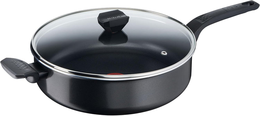 Tefal Easy Cook & Clean, revêtement antiadhésif, indicateur de température, non recommandé pour l'induction Casseroles et poêles Naty Shop Poêle pour la cuisson 28 Cm