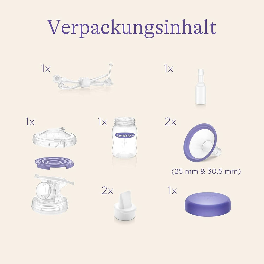 Lansinoh Pump Set - lot de pièces d'entretien / remplacement pour tire-lait électriques Accessoires Alimentation et Allaitement Bebe Naty Shop