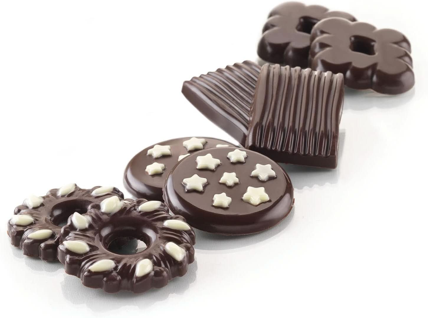 Silikomart 22.125.77.0065 SCG25, Choco Biscuit Cuisine Naty Shop