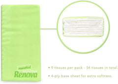Renova SENSITIVE MENTHOL Pocket Mouchoirs 6 Pack Regular Blanc 1 Pièce (Pack de 6)