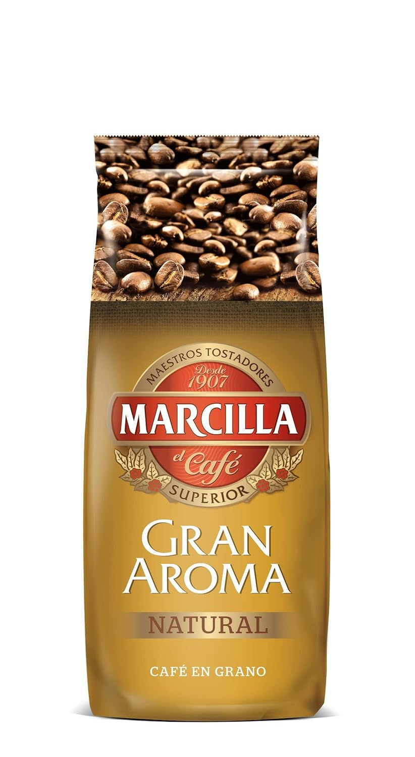 NaturaCafe Boabe de Cafea Naturale 1 Kg - Prăjire profundă pentru Espresso cu Aroma Intensă