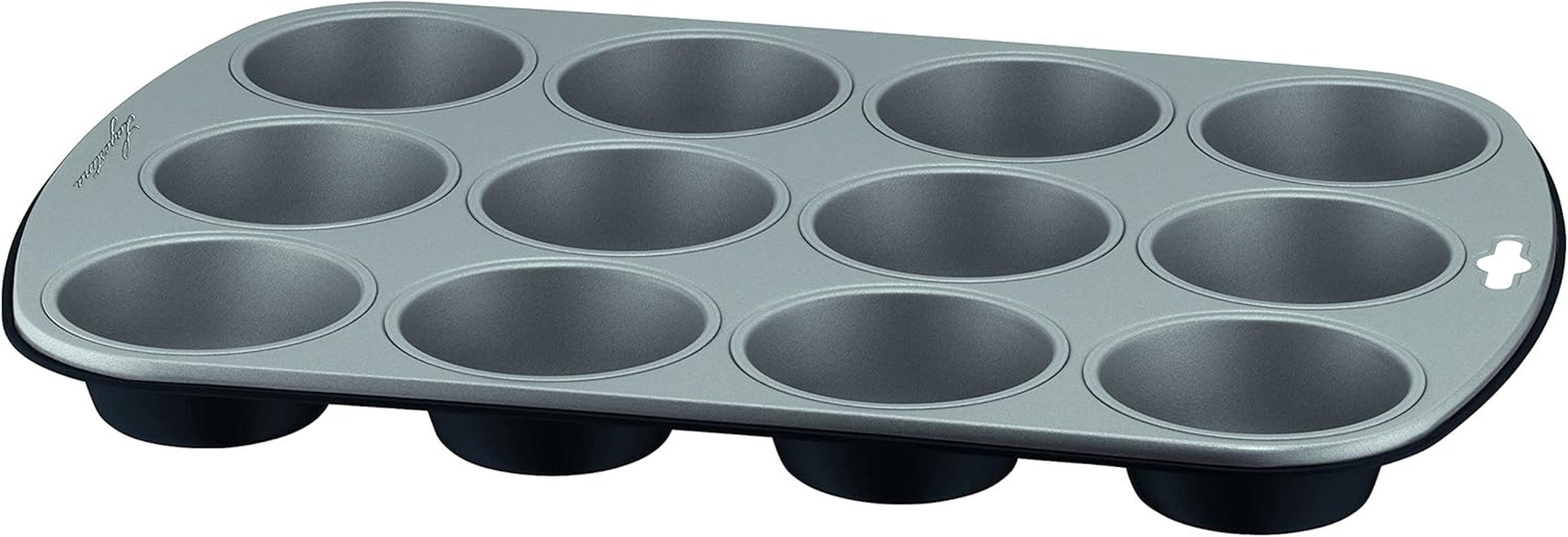 Gustosa Backform 12 Muffin Aus Stahl, Antihaftbeschichte, Für Backofen, Schwarz, 38 X 27 Cm Moules et plaques pour la pâtisserie Naty Shop