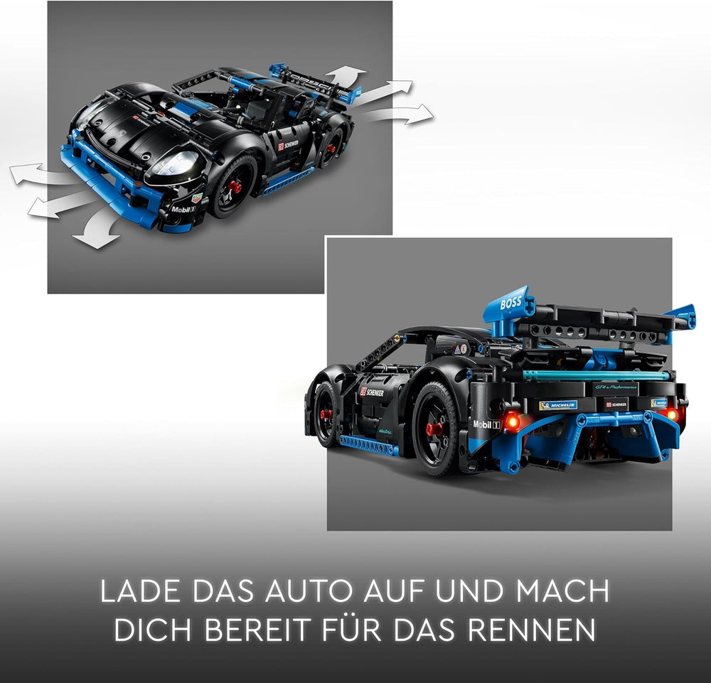 LEGO Technic Porsche GT4 e-Performance Rennwagen, Ferngesteuerter Flitzer, interaktives Modellauto, Geschenk für Kinder, Bauspielzeug ab 10 Jahren 42176