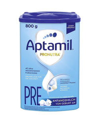 Aptamil Pronutra PRE - Lapte inițial de la naștere, cu DHA, doar lactoză, fără ulei de palmier, mâncare pentru copii, lapte praf, 800 grame Mama si Copilul Naty Shop 800 grame Lapte inițial de la naștere