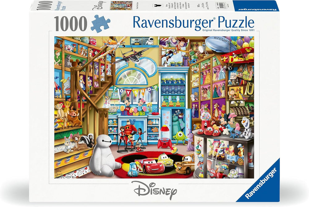 Ravensburger Puzzle 12000527 - Dans le magasin de jouets - Puzzle Disney 1000 pièces pour adultes et enfants à partir de 14 ans Puzzle Naty Shop