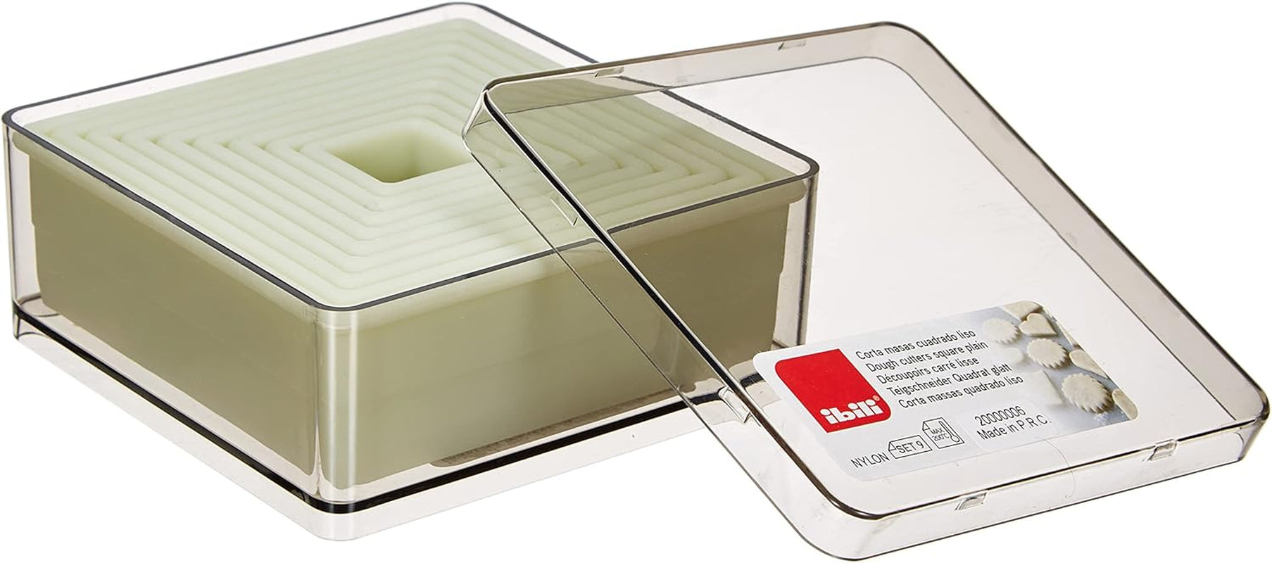 Corta MASAS SQUADRADO LISO (9 pièces)