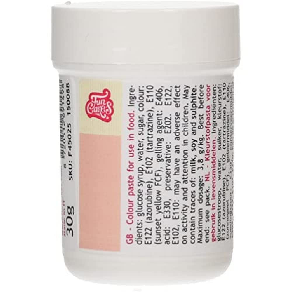 Colorant alimentaire concentré Funcakes Paste Color Bleu Royal ; pour pâte, crème, fondant, massepain, pâte à modeler et pâte à fleurs. Halal et casher. 30g
