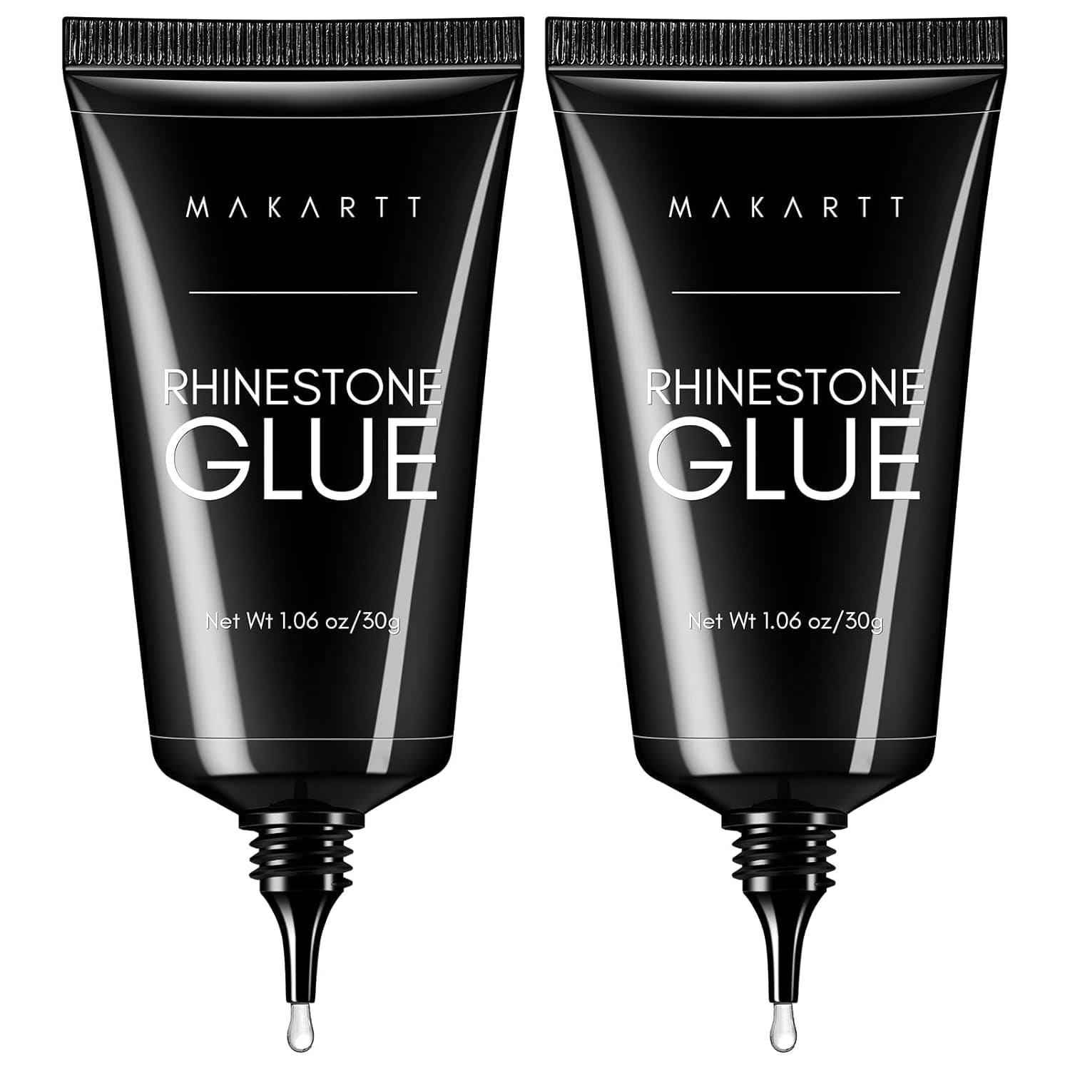 Makartt Gel adhésif pour strass – 15 ml de colle UV pour ongles avec breloques roses en forme de cœur, bijoux et accessoires de design d'ongles pour manucure à domicile, cadeau de Saint-Valentin