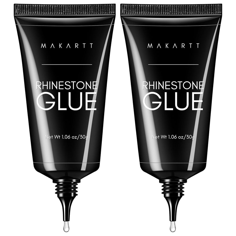 Makartt Gel adhésif pour strass – 15 ml de colle UV pour ongles avec breloques roses en forme de cœur, bijoux et accessoires de design d'ongles pour manucure à domicile, cadeau de Saint-Valentin