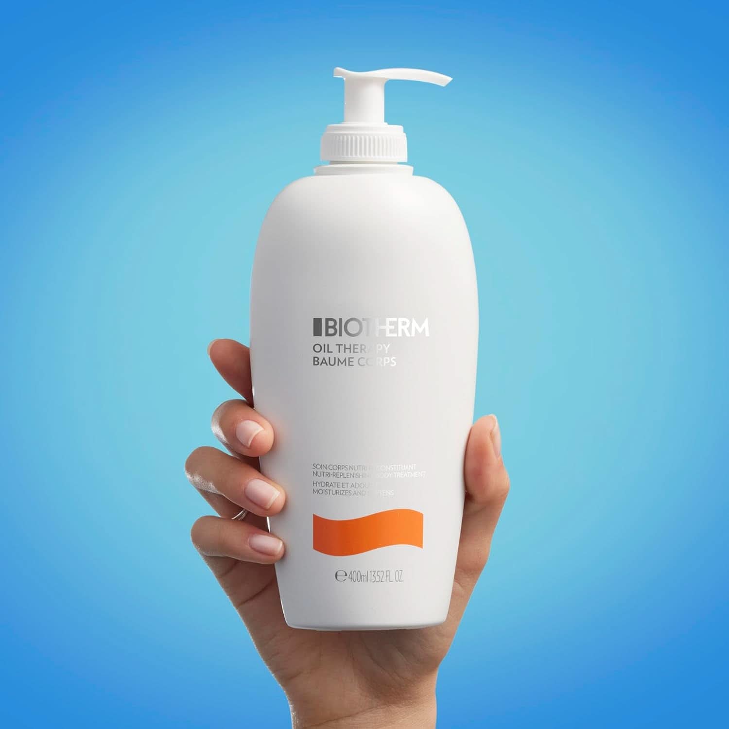 Biotherm Oil Therapy, lotion corporelle spéciale peaux rugueuses et sèches, 400 ml Douche et bain Naty Shop