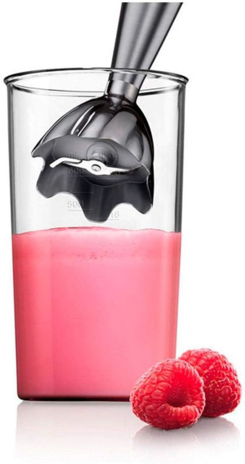 Braun Multiquick 3 MQ 3135 Mélangeur à sauce – Pürierstab Mit 11 Geschwindigkeiten plus Turbo-Stufe & Edelstahl-Mixfuß, 750 Watt, Inkl. 600 ml Mix-/Messbecher, Schneebesen & Zerkleinerer, Weiß/Grau Kitchen Naty Shop