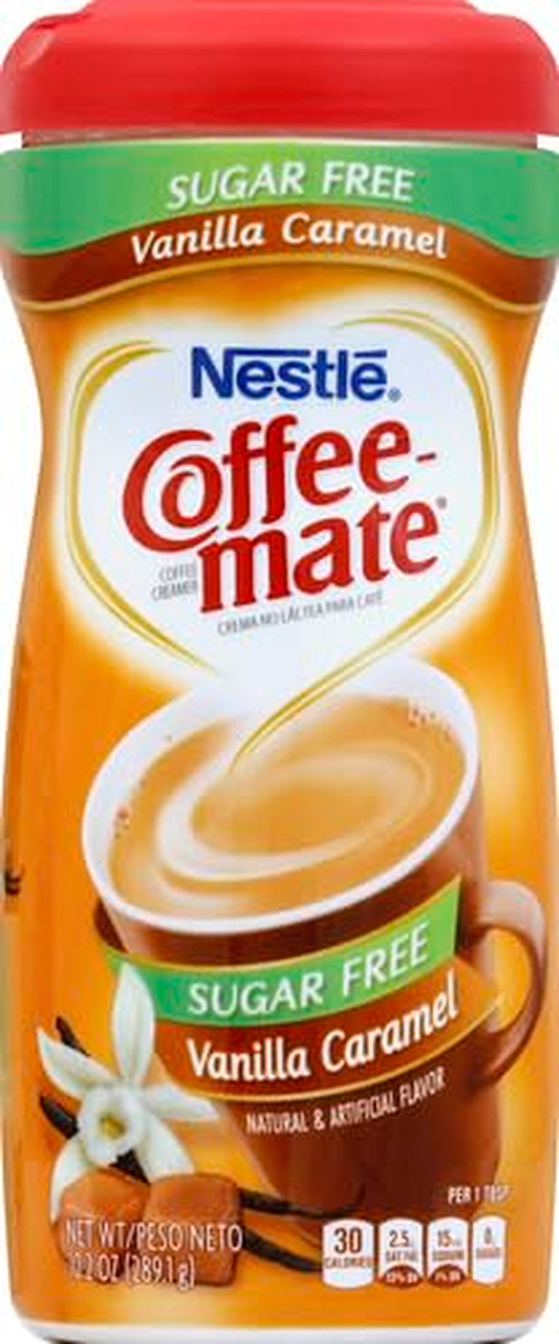 Coffee-Mate Vanille Caramel, Crème à café en poudre sans sucre, Kaffeesahne Pulver - Vanille Karamell - OHNE ZUCKER ! des États-Unis
