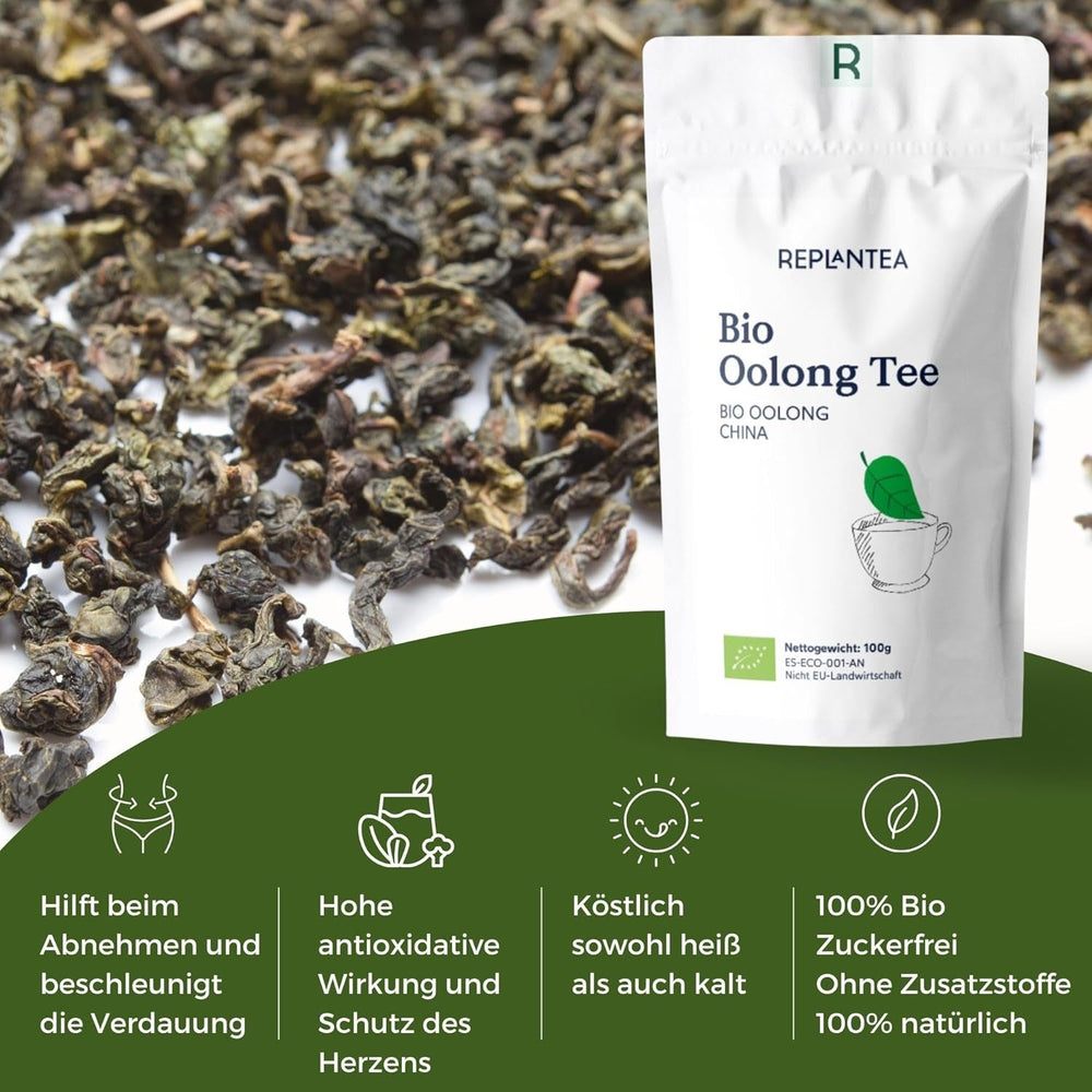Thé Oolong Bio 100 G (50 tasses) | Thé Oolong Tie Guan Yin REPLANTATION