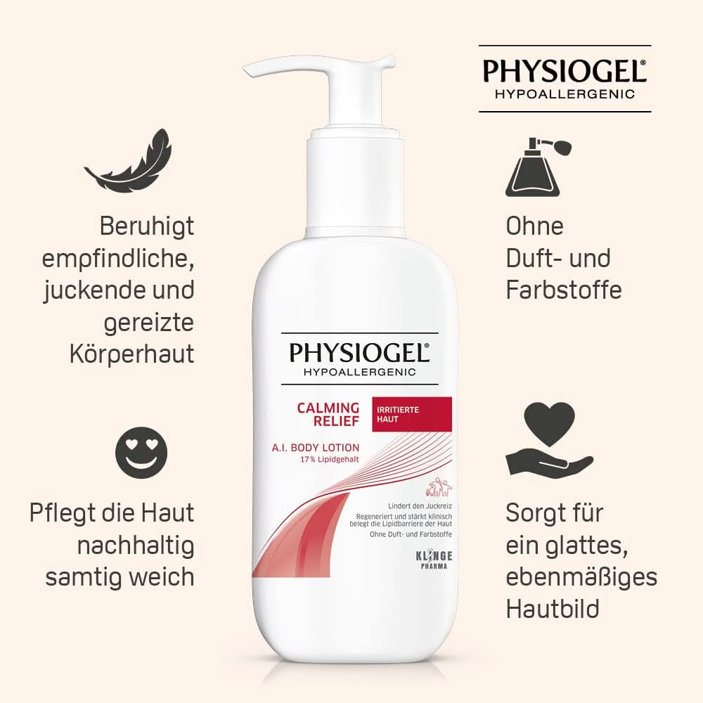 PHYSIOGEL Calming Relief A.I., Lait corporel, 400 ml Cosmétiques et Beauté Naty Shop