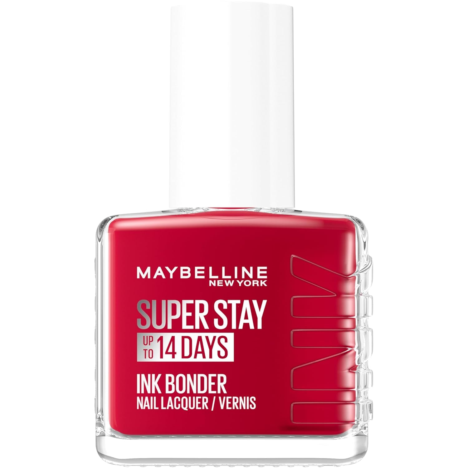 Oja Maybelline New York Super Stay Ink Bonder 006 Deep Red – ojă de lungă durată pentru unghii puternice și culoare intensă, 12,3 ml