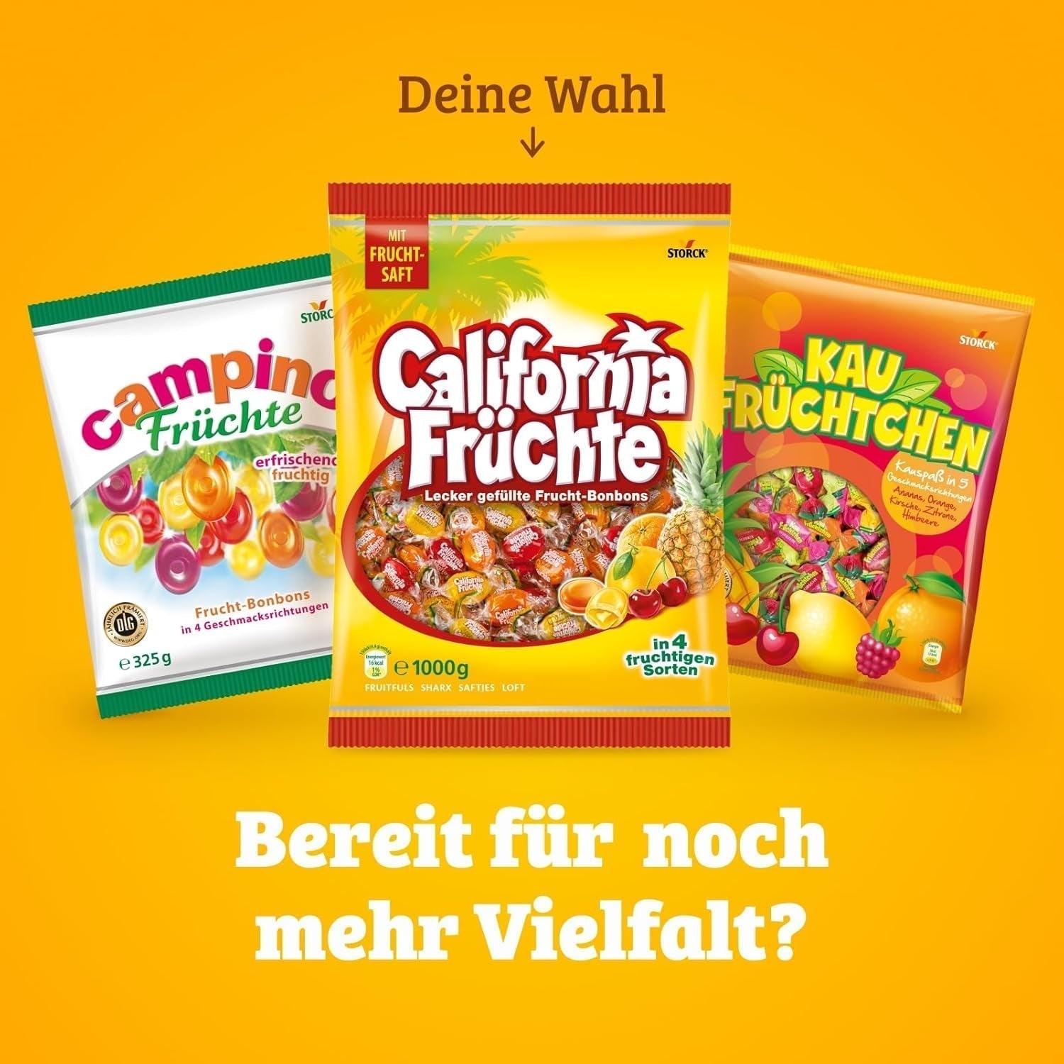 Storck, gouttes avec diverses garnitures, gros paquets Naty Shop