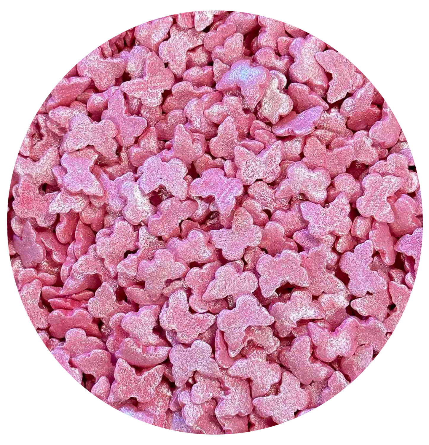 Sprinkles fluturi roz, 100g Nati Shop