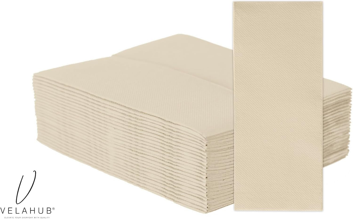 Soft Point 50 mouchoirs 1/8 fois mouchoirs jetables de haute qualité 32X38cm Champagne