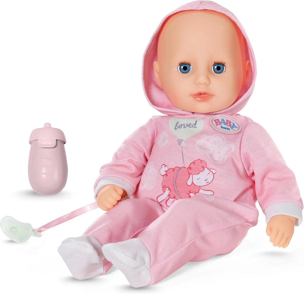 BABY Born Hannah Play with Me - Poupée bébé avec 5 fonctions - Corps en matière douce avec accessoires - Poupée de 36 cm - Fonctionne sur batterie - Convient aux enfants à partir de 1 an